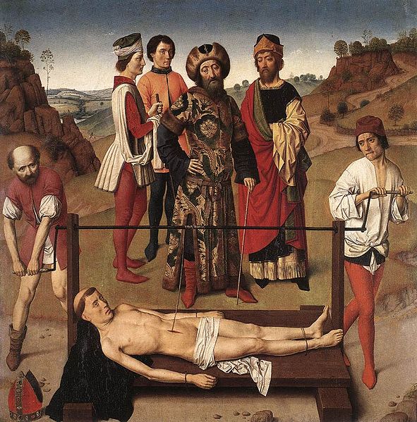 Dieric Bouts Martyrdom of St Erasmus